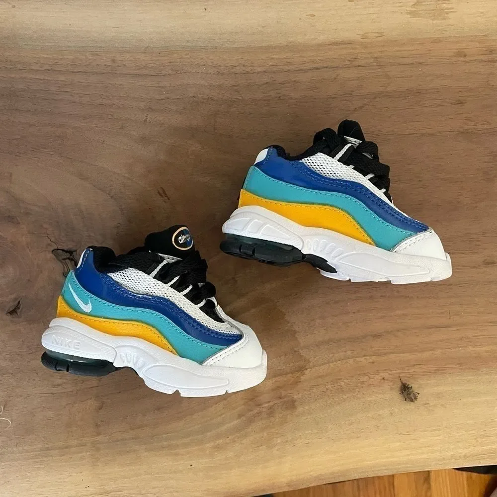 Nike shoes Air Max 95 Kids Athletic Sneaker CJ6956-100 Size 2C